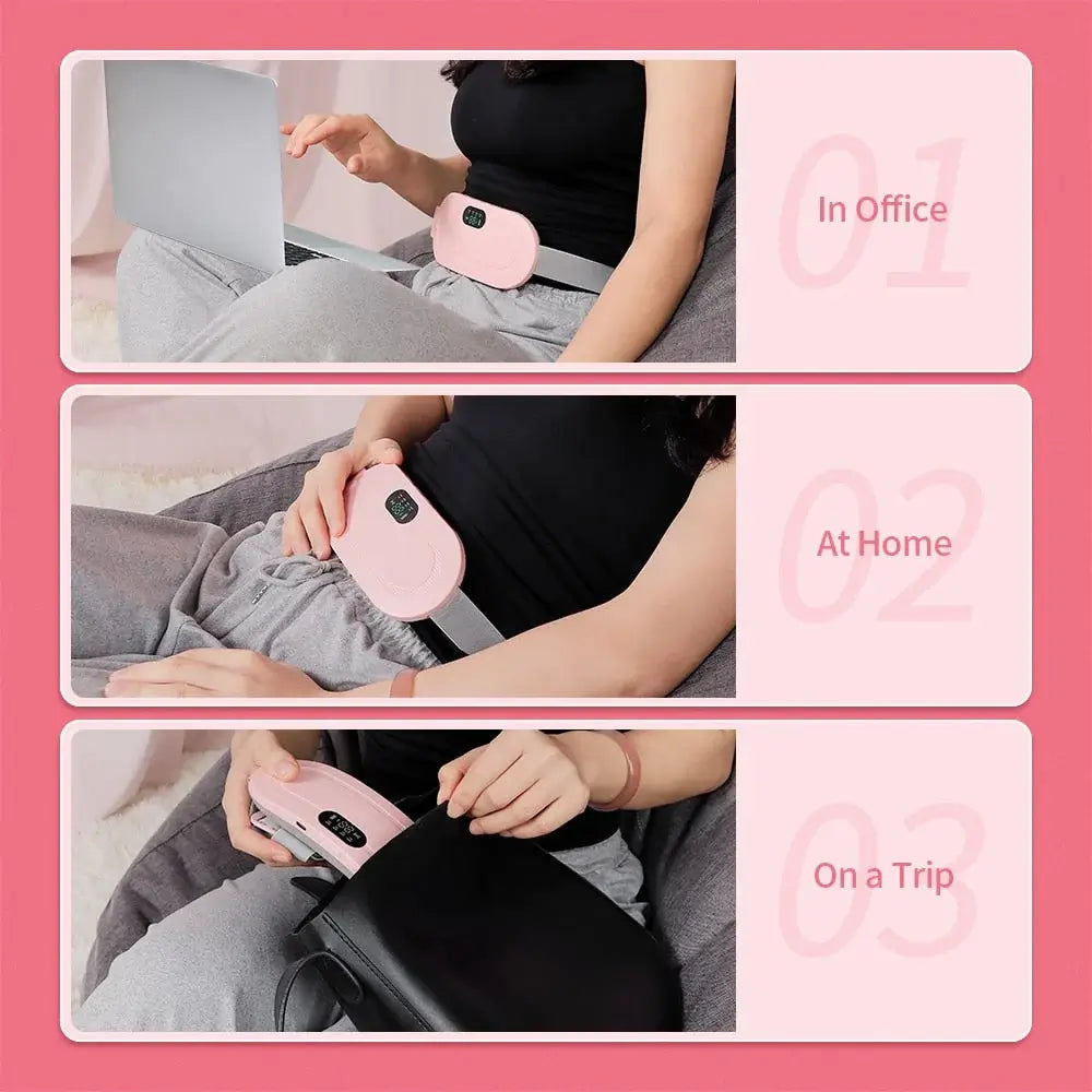 Portable Cordless Menstrual Heating Pad For Periods Cramps and Backpain Relief